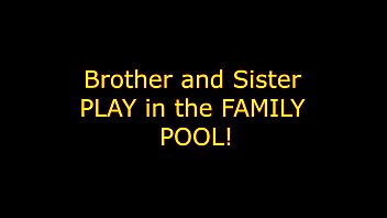 step Brother/Sister Taboo at teh Pool