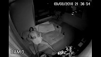 Sexy couple at home camera hacked